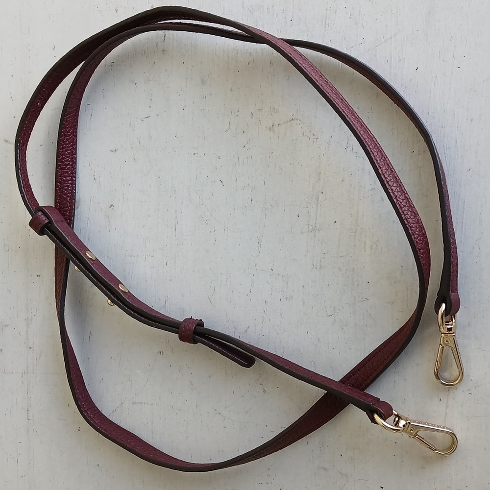 Michael Kors Replacement Strap Crossbody Strap Oxblood Burgundy Deep Berry